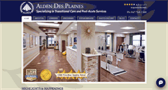 Desktop Screenshot of aldendesplaines.com